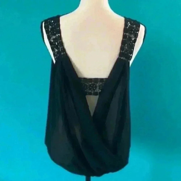 Double zero sheer black shirt - Picture 2 of 4